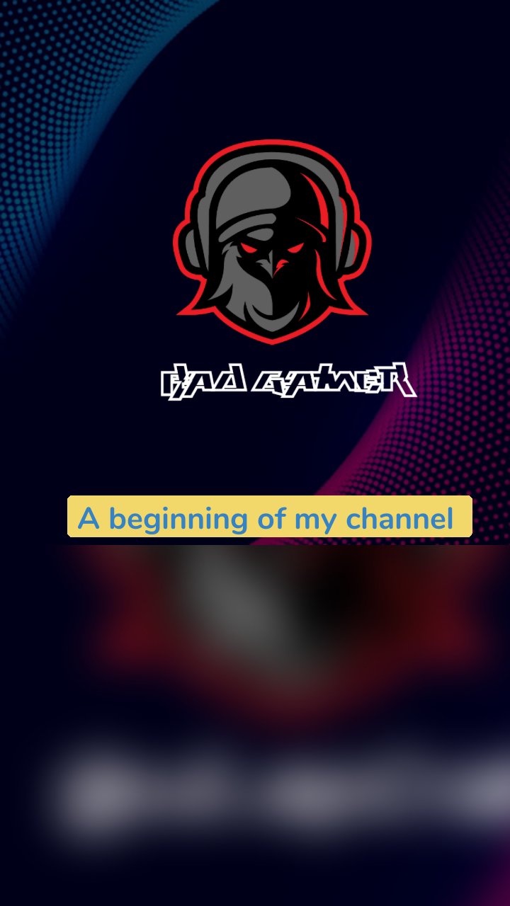 A beginning of my channel 